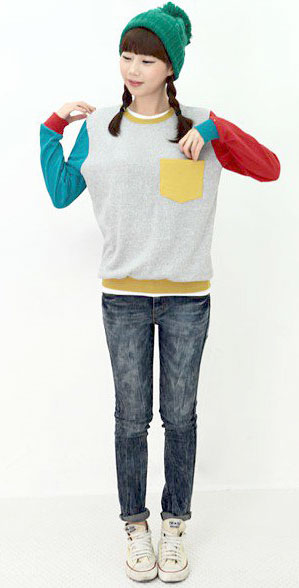 Diện áo pull rực rỡ đón mùa mới