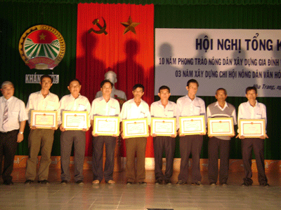 96.176 hộ hội viên nông dân đạt danh hiệu Gia đình văn hóa