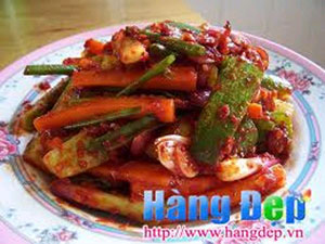 Món ăn: Dưa leo kim chi