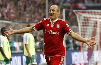 Inter Milan gia nhập cuộc đua giành Robben