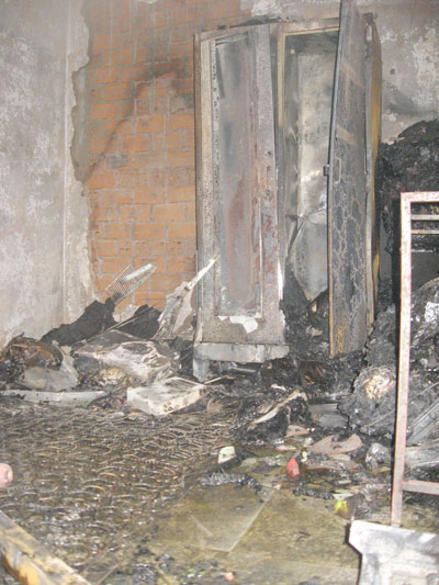 Hỏa hoạn ở chung cư chợ Đầm (TP. Nha Trang)