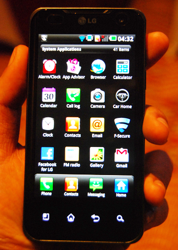 Giao diện menu. Ảnh: Hà Mai. 