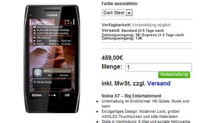 Nokia X7 giá 650 USD.