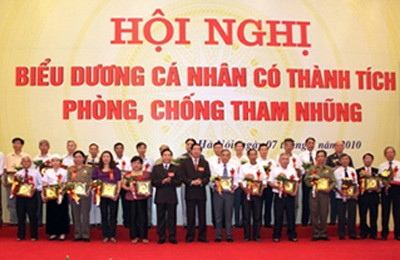 Cá nhân có thành tịch phòng, chống tham nhũng được biểu dương, khen thưởng - Ảnh Chinhphu.vn