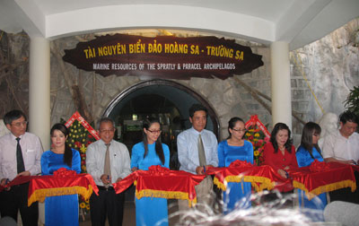 Khai trương khu trưng bày tài nguyên biển đảo Hoàng Sa - Trường Sa