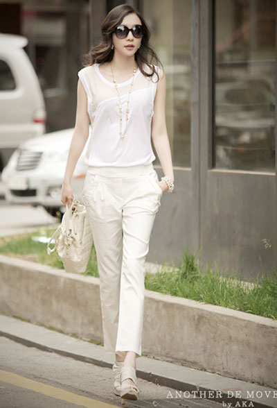 Những kết hợp tuyệt chiêu cho quần trắng