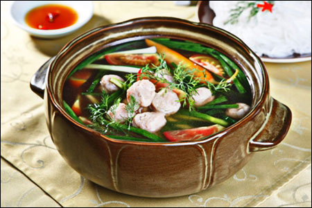 Món ăn: Chả cá nấu riêu