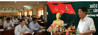 Khai mạc Hội nghị Tỉnh ủy Khánh Hòa lần thứ 6