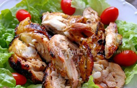 Món ăn: Gà nướng mắm ớt thơm ngon khó cưỡng