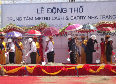 Khởi công xây dựng Trung tâm Metro Cash &amp; Carry Nha Trang