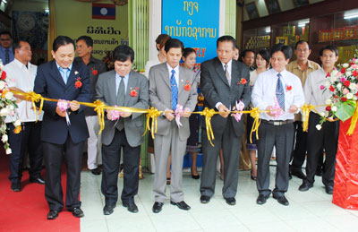 Khai trương Văn phòng đại diện Thương mại yến sào tại tỉnh Chămpasak (Lào)