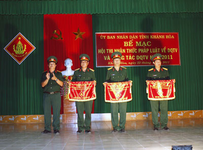 Ban Chỉ huy Quân sự huyện Diên Khánh đạt giải nhất