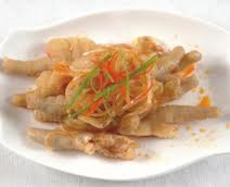 Món ăn: Chân gà hấp muối