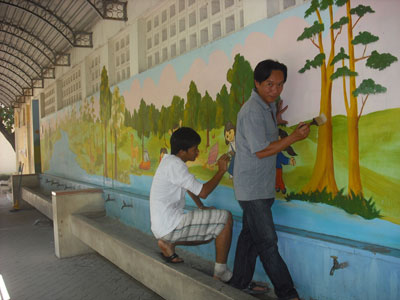 Làm đẹp nhà bằng tranh vẽ