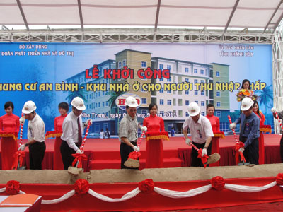 Khởi công xây dựng chung cư An Bình - khu nhà  ở cho người thu nhập thấp