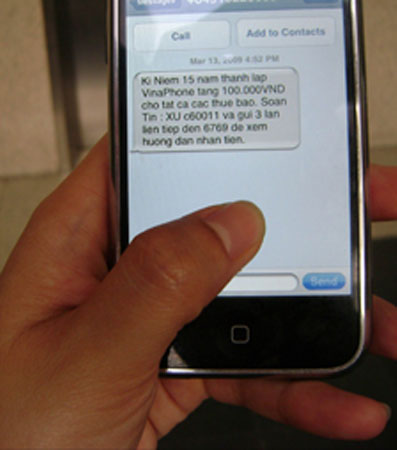 Gửi tin nhắn sex có thể bị phạt 50 triệu đồng