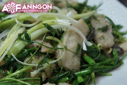 Món ăn: Cá xào thì là