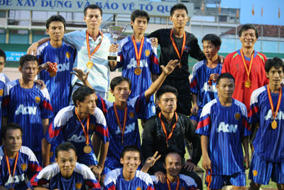 Đội bóng huyện Diên Khánh vô địch