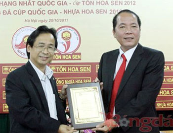 Công bố nhà tài trợ giải hạng Nhất Quốc gia 2012 và Cúp Quốc gia 2012