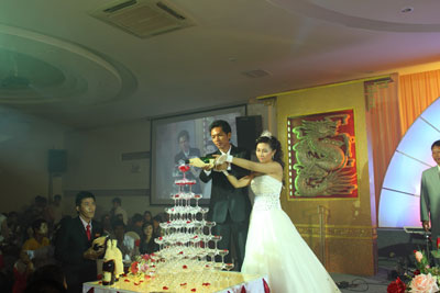 Để chuẩn bị cho buổi tiệc cưới ngọt ngào