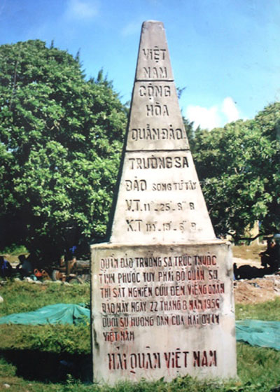 Bia chủ quyền ở Trường Sa được xếp hạng di tích
