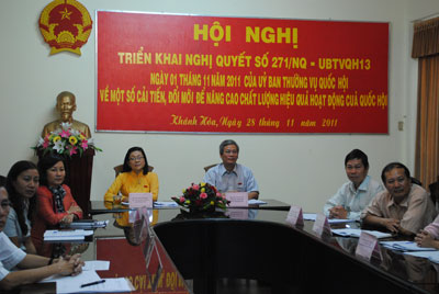 Trực tuyến triển khai Nghị quyết 271 về một số cải tiến, đổi mới để nâng cao chất lượng, hiệu quả của Quốc hội