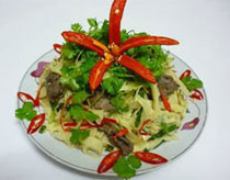 Món ăn: Bò xào măng