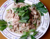 Món ăn: Nấm kim châm xào thịt bò