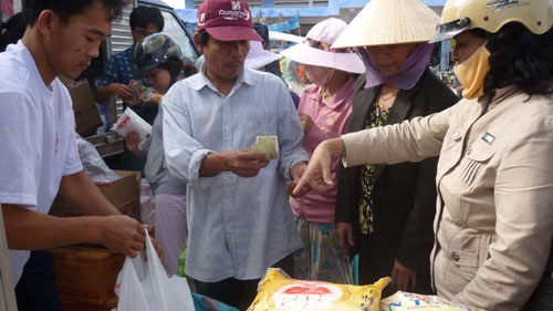 Một điểm bán hàng bình ổn giá 