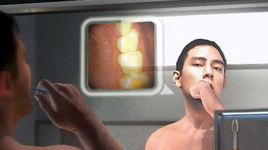 Bàn chải đánh răng có camera