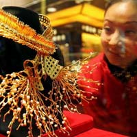 Vàng nội đắt hơn vàng ngoại 3,5 triệu