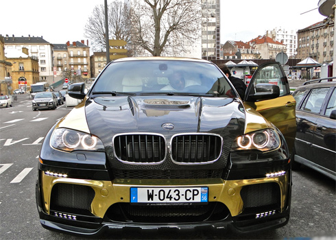 BMW X6 độ mạ vàng