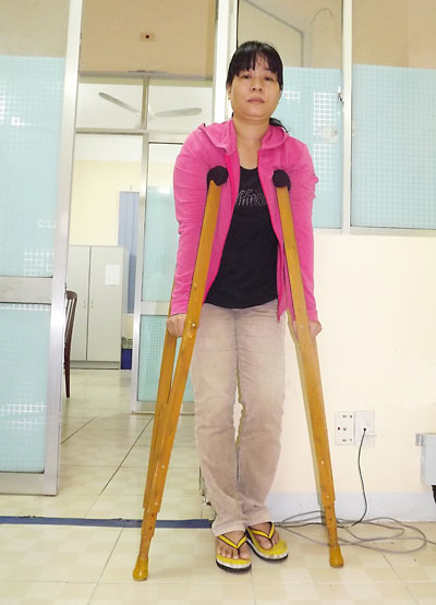 Chị Nguyễn Thị Ngọc cần được giúp đỡ