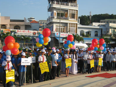 Hơn 700 đoàn viên, thanh niên tham gia