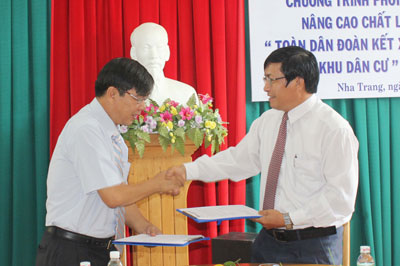 Phối hợp chỉ đạo thực hiện nâng cao chất lượng xây dựng đời sống văn hóa ở khu dân cư