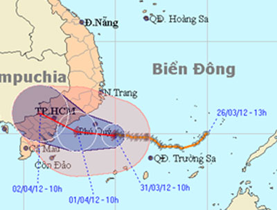 Tin bão khẩn cấp (Cơn bão số 1)