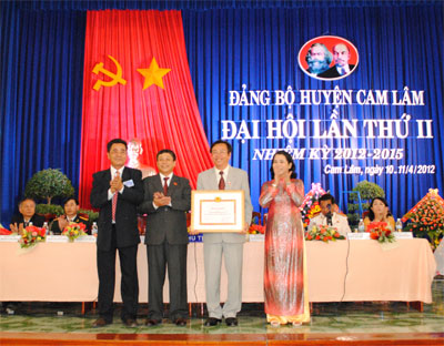 Đại hội Đại biểu Đảng bộ huyện Cam Lâm lần thứ II, nhiệm kỳ 2012 - 2015