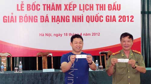 Công bố điều lệ và bốc thăm lịch thi đấu giải hạng Nhì quốc gia 2012