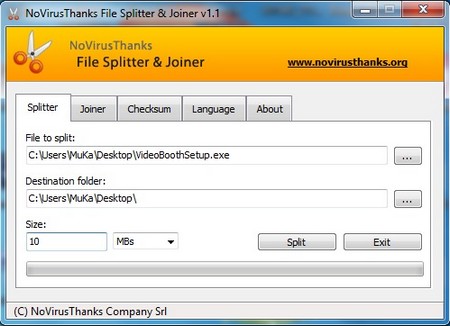 Cắt nhỏ file dung lượng lớn để dễ dàng chia sẻ