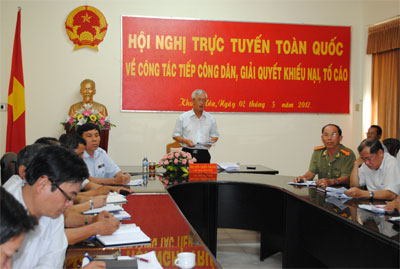 Quyết liệt giải quyết dứt điểm các vụ khiếu kiện phức tạp, kéo dài