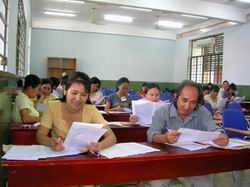 Mức chi xây dựng ngân hàng câu trắc nghiệm, tổ chức các kỳ thi