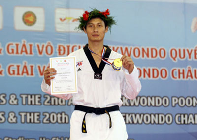 Taekwondo Việt Nam giành HCV giải châu Á