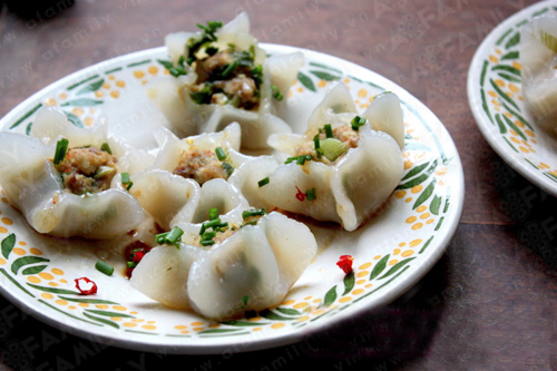 Món ăn: Há cảo nhân tôm thịt