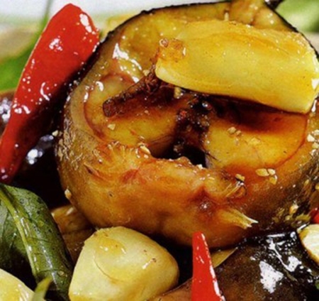 Món ăn: Cá trê nướng mắm gừng