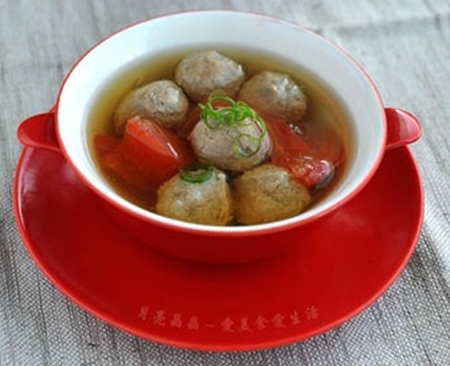 Món ăn: Canh mọc bò cà chua