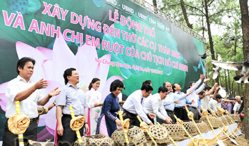 Khởi công xây dựng Đền thờ các bậc sinh thành của Chủ tịch Hồ Chí Minh