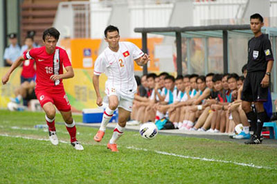 Ngày 23-6, đội tuyển bóng đá Việt Nam đá giao hữu với Mozambique