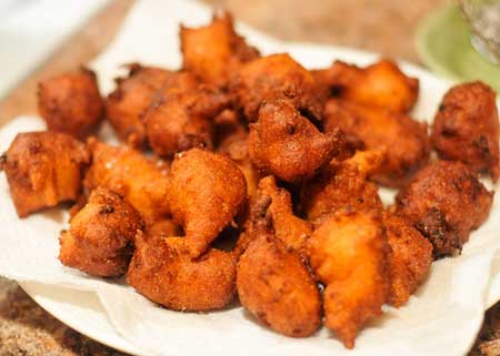 Món ăn: Thịt xông khói tẩm trứng chiên