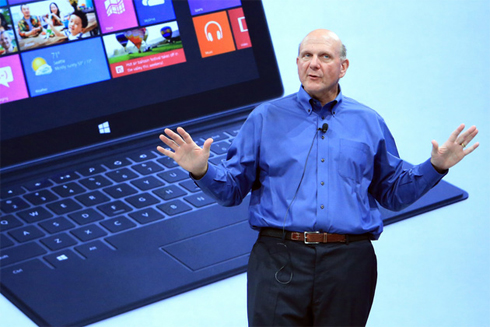 CEO Steve Ballmer và Microsoft chỉ tiết lộ về sản phẩm vài ngày trước lễ công bố.