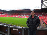 Lê Quang Liêm và Ngô Phương Lan tới Manchester rước đuốc Olympic